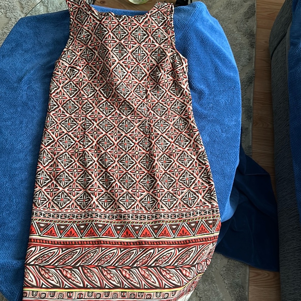 Dress retro print